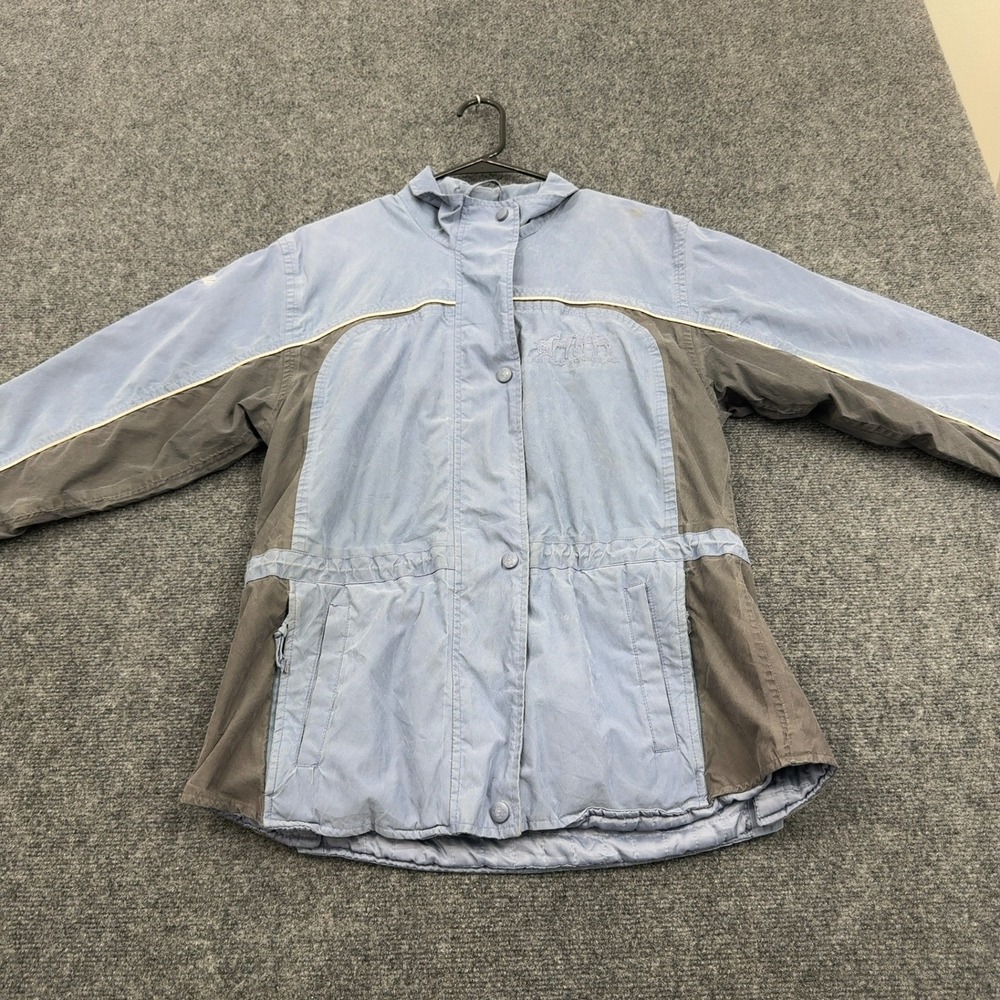 Outback Trading Co Jacket Womens M Blue Polyester Nylon Full Zip Western Outdoor